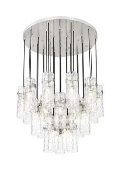 Large Chandeliers Multi-Port/Cascade by Z-Lite ( 224 | 7002P5-27R-BN Fontaine ) 