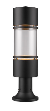 Exterior Post/Pier Head by Z-Lite ( 224 | 553PHB-553PM-BK-LED Luminata ) 