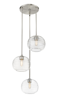 Mini Pendants 3 Light Cluster by Z-Lite ( 224 | 486P10-3R-BN Harmony ) 
