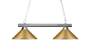 Linear/Island 2 Light Bar by Z-Lite ( 224 | 155-2CH-MSG Sharp Shooter ) 