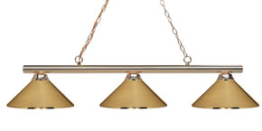 Linear/Island 3 Light Bar by Z-Lite ( 224 | 155-3PB-MPB Sharp Shooter ) 