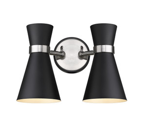 Bathroom Fixtures Two Lights by Z-Lite ( 224 | 728-2S-MB-BN Soriano ) 