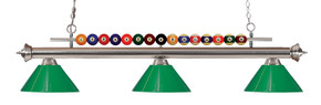 Linear/Island 3 Light Bar by Z-Lite ( 224 | 170BN-PGR Shark ) 