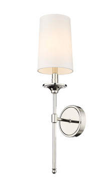 Sconces Single Candle by Z-Lite ( 224 | 3033-1S-PN Emily ) 