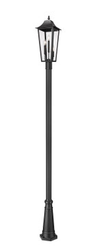Exterior Post/Pier Head by Z-Lite ( 224 | 5008PHBR-5011P-BK Gannon ) 