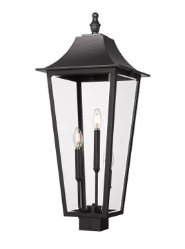 Exterior Post/Pier Head by Z-Lite ( 224 | 5008PHXLS-BK Gannon ) 