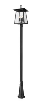 Exterior Post/Pier Head by Z-Lite ( 224 | 5015PHXLR-5011P-BK Rainer ) 