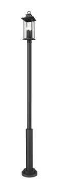 Exterior Post/Pier Head by Z-Lite ( 224 | 5017PHBR-5010P-BK Tiberius ) 