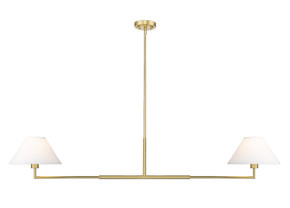 Linear/Island 2 Light Bar by Z-Lite ( 224 | 744-62L-LG Leila ) 