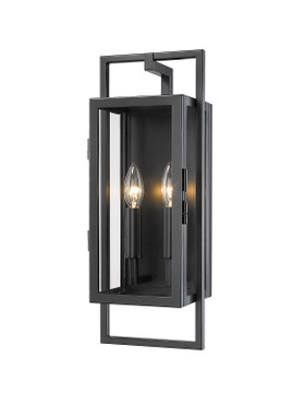 Exterior Wall Mt./Flush by Z-Lite ( 224 | 598S-BK Lucian ) 