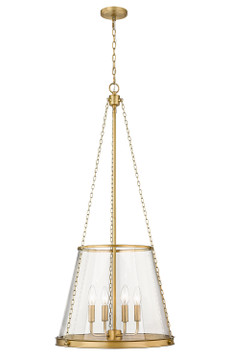 Foyer/Hall Lanterns Glass w/Frame by Z-Lite ( 224 | 341P18-RB Prescott ) 