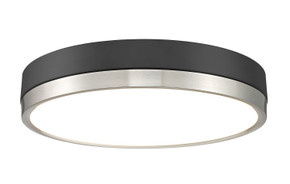 Flush Mounts Metal Shade by Z-Lite ( 224 | 1006F16-MB-BN-LED Algar ) 