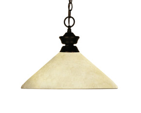 Pendants Glass Down by Z-Lite ( 224 | 100701BRZ-AGM14 Chance/Bourbon ) 