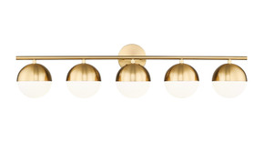 Bathroom Fixtures Five+Lights by Z-Lite ( 224 | 7517-5V-MGLD Realm Sphere ) 