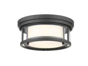Flush Mounts Bowl Style by Z-Lite ( 224 | 426F12-BRZ Willow ) 