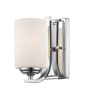 Sconces Single Glass by Z-Lite ( 224 | 435-1S-CH Bordeaux ) 