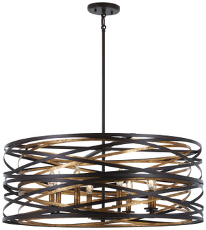Pendants Drum Shade by Minka-Lavery ( 7 | 4677-111 Vortic Flow ) 