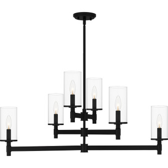 Linear/Island 4 Light + by Quoizel ( 10 | QCH5578MBK Quoizel Chandelier ) 