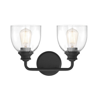 Bathroom Fixtures Two Lights by Savoy House ( 51 | 8-7205-2-BK Vale ) 