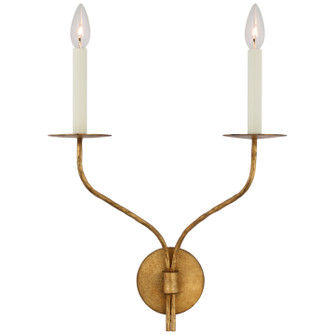 Sconces Double Candle by Visual Comfort Signature ( 268 | S 2752GI Belfair ) 