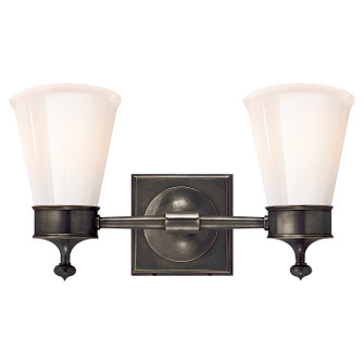 Bathroom Fixtures Two Lights by Visual Comfort Signature ( 268 | SS 2002BZ-WG Siena ) 