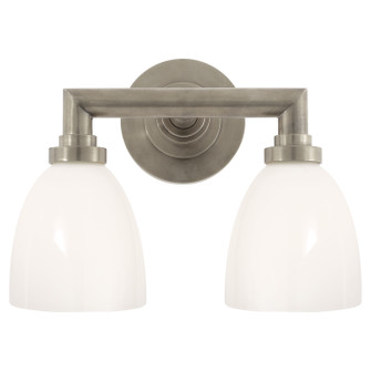 Bathroom Fixtures Two Lights by Visual Comfort Signature ( 268 | SL 2842AN-WG Wilton ) 