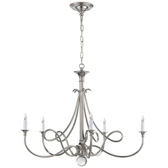 Mid. Chandeliers Candle by Visual Comfort Signature ( 268 | SC 5005PN Double Twist ) 
