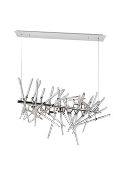 Linear/Island 4 Light + by CWI Lighting ( 401 | 1154P37-9-601 Icicle ) 