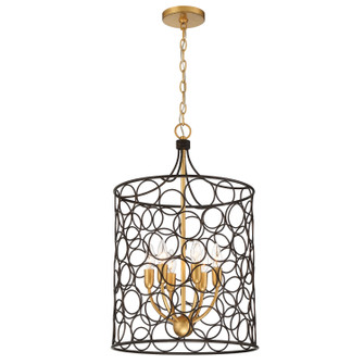 Foyer/Hall Lanterns Open Frame by Crystorama ( 60 | STM-B5106-BZ-GA Stemmons ) 