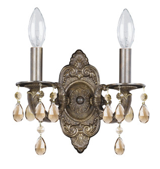 Sconces Double Candle by Crystorama ( 60 | 5022-VB-GT-S Paris Market ) 