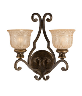 Sconces Double Glass by Crystorama ( 60 | 7402-BU Norwalk ) 