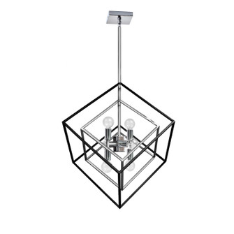 Foyer/Hall Lanterns Open Frame by Dainolite Ltd ( 216 | KAP-196P-PC-MB Kappa ) 