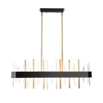 Linear/Island Geometric/Linear by DVI Lighting ( 214 | DVP30302VBR+GR-CRY Crystal Boulevard ) 