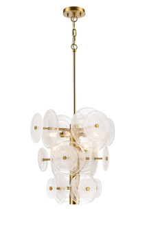 Mini Chandeliers Glass Shade by DVI Lighting ( 214 | DVP36520BR-MS Carousel ) 