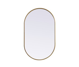 Mirrors/Pictures Mirrors-Oval/Rd. by Elegant Lighting ( 173 | MR2A2440BRS Asha ) 