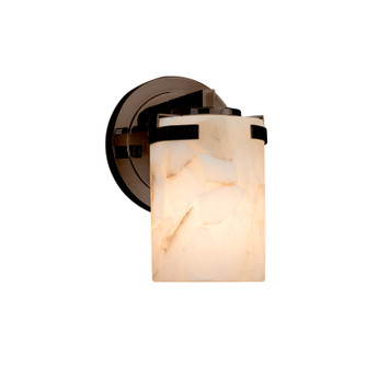 Sconces Single Glass by Justice Designs ( 102 | ALR-8451-10-DBRZ Alabaster Rocks ) 