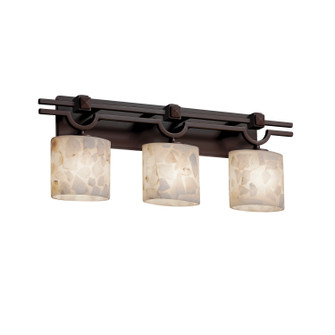 Bathroom Fixtures Three Lights by Justice Designs ( 102 | ALR-8503-30-DBRZ Alabaster Rocks ) 