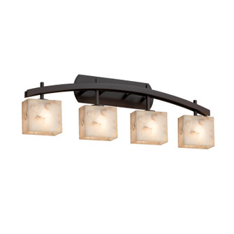 Bathroom Fixtures Four Lights by Justice Designs ( 102 | ALR-8594-55-DBRZ Alabaster Rocks ) 