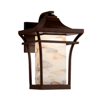 Exterior Wall Mount by Justice Designs ( 102 | ALR-7524W-DBRZ-LED1-700 Alabaster Rocks ) 