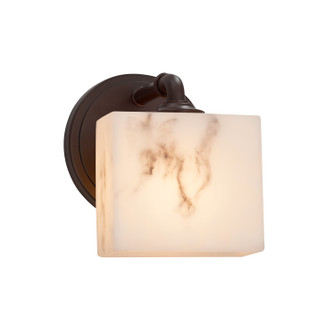 Sconces Single Glass by Justice Designs ( 102 | FAL-8467-55-DBRZ-LED1-700 LumenAria ) 