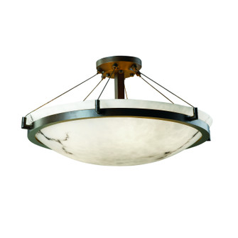 Semi-Flush Mts. Bowl Style by Justice Designs ( 102 | FAL-9682-35-NCKL-LED5-5000 LumenAria ) 