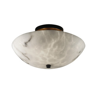 Semi-Flush Mts. Bowl Style by Justice Designs ( 102 | FAL-9690-35-DBRZ-LED2-2000 LumenAria ) 