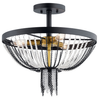 Semi-Flush Mts. Bowl Style by Kichler ( 12 | 52049BKT Alexia ) 