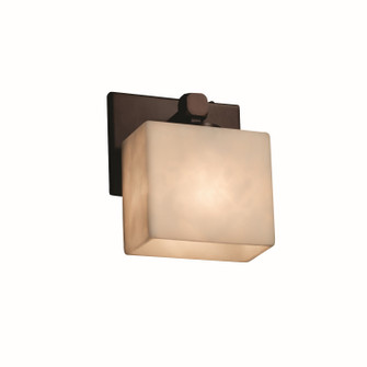 Sconces Single Glass by Justice Designs ( 102 | CLD-8427-55-DBRZ-LED1-700 Clouds ) 