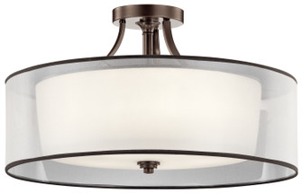 Semi-Flush Mts. Drum Shade by Kichler ( 12 | 42399MIZ Lacey ) 