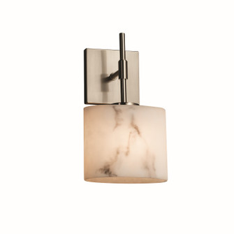 Sconces Single Glass by Justice Designs ( 102 | FAL-8417-30-NCKL-LED1-700 LumenAria ) 