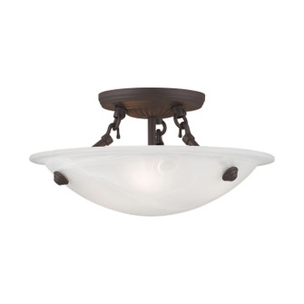 Semi-Flush Mts. Bowl Style by Livex Lighting ( 107 | 4272-07 Oasis ) 