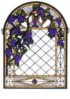 Mirrors/Pictures Tiffany Windows by Meyda Tiffany ( 57 | 38327 Grape Diamond Trellis ) 