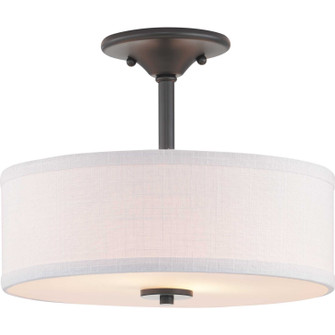 Semi-Flush Mts. Drum Shade by Progress Lighting ( 54 | P350129-143 Inspire ) 