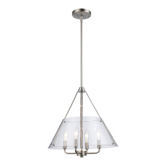 Mini Chandeliers Glass Shade by Trans Globe Imports ( 110 | 11584 BN Armani ) 